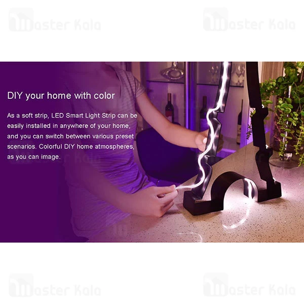 چراغ LED ریسه ای هوشمند شیائومی Xiaomi Yeelight YLDD04YL LED Smart Strip Light طول 2 متر