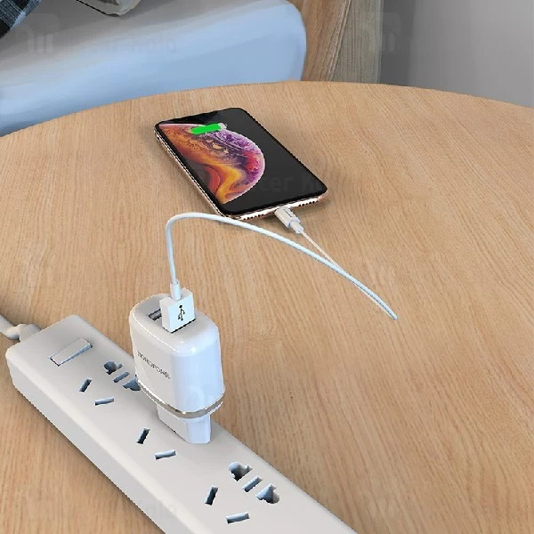 شارژر دیواری بروفون Borofone BA25A Dual Port Charger 2.4A