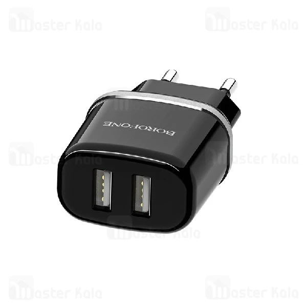 شارژر دیواری بروفون Borofone BA25A Dual Port Charger 2.4A