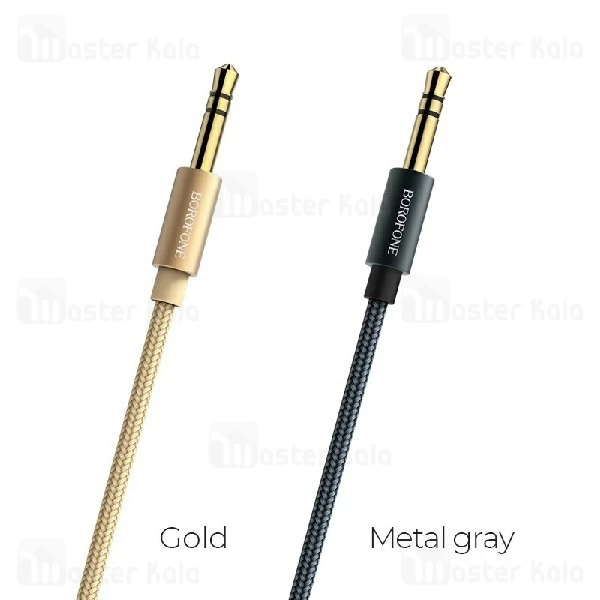 کابل انتقال صدا بروفون Borofone BL3 Audiolink Aux Cable به طول 1 متر