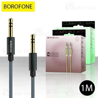 کابل انتقال صدا بروفون Borofone BL3 Audiolink Aux Cable به طول 1 متر