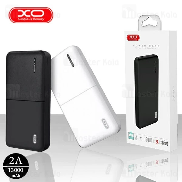 پاوربانک 13000 ایکس او XO PB70 Power Bank توان 2 آمپر