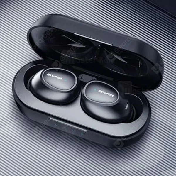 هندزفری بلوتوث دو تایی اوی AWEI T16 Bluetooth Earphone به همراه داک شارژ