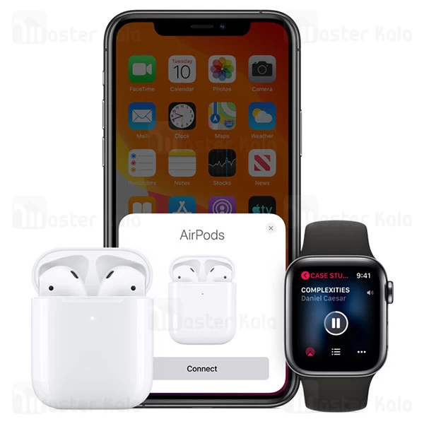 هندزفری بلوتوث اپل ایرپاد Apple AirPods 2 با داک شارژ