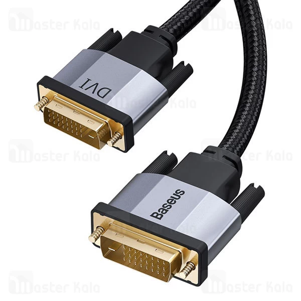 کابل DVI به DVI بیسوس Baseus Enjoyment 4K DVI to DVI bidirectional CAKSX-Q0G طول 1 متر