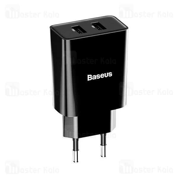 شارژر دیواری بیسوس Baseus Speed Mini Dual U Charger 10.5W CCFS-R01 توان 2.1 آمپر