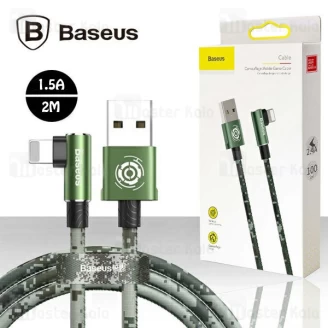 کابل لایتنینگ بیسوس Baseus Camouflage Mobile Game Cable CALMC-B03 توان 1.5 آمپر طول 2 متر