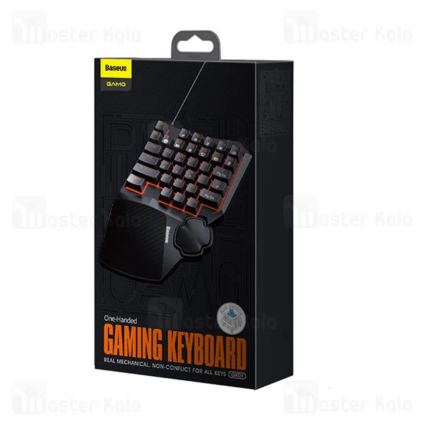 کیبورد گیمینگ Baseus GAMO One-Handed Gaming Keyboard GMGK01-01