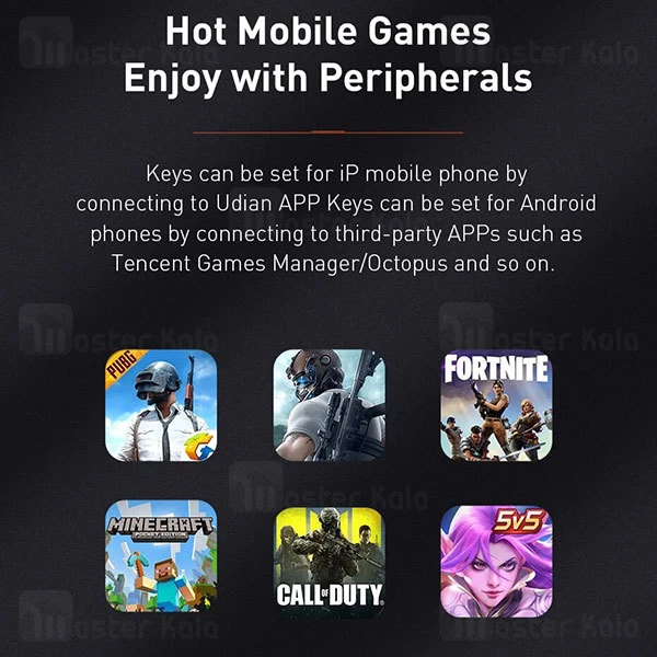 دسته بازی موبایل بیسوس Baseus GMGA05-01 One-Handed Gamepad