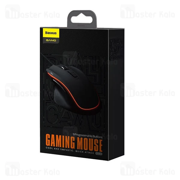 موس گیمینگ بیسوس Baseus GMGM01-01 Gaming Mouse دارای 9 کلید