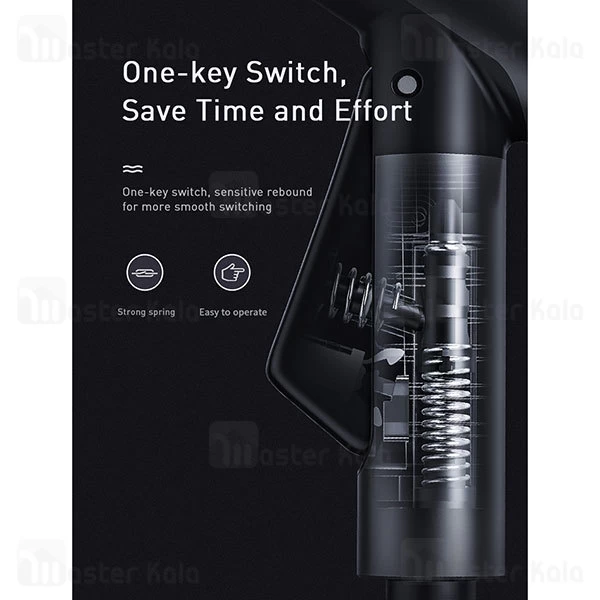 شلنگ و نازل کارواش Baseus Simple Life Car Wash Spray Nozzle 30m CRXC01-C01