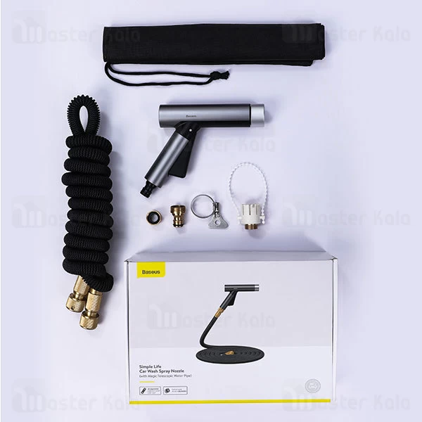 شلنگ و نازل کارواش Baseus Simple Life Car Wash Spray Nozzle 30m CRXC01-C01