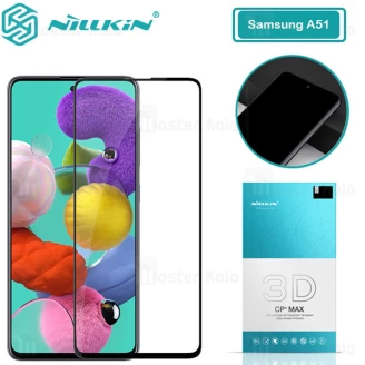 محافظ صفحه شیشه ای تمام چسب تمام صفحه نیلکین Samsung Galaxy A51 3D CP+ Max