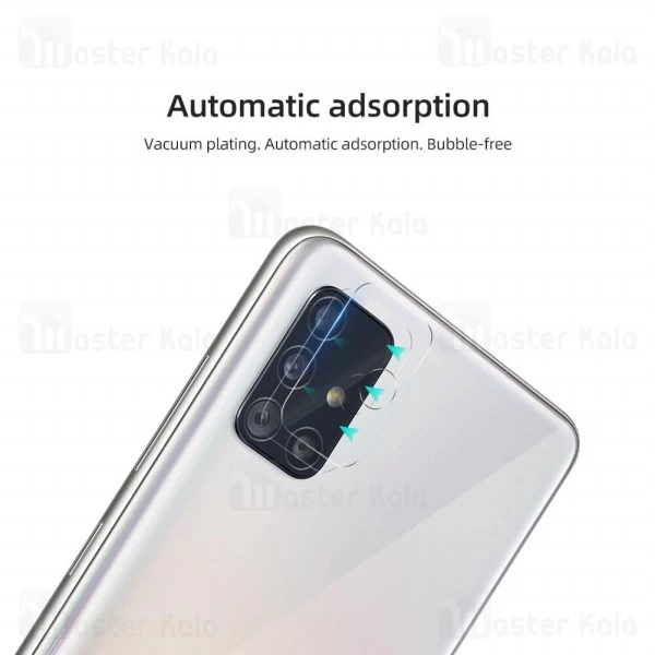 پک دوتایی محافظ لنز دوربین نیلکین Samsung Galaxy A71 InvisiFilm Camera Protector