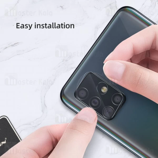 پک دوتایی محافظ لنز دوربین نیلکین Samsung Galaxy A71 InvisiFilm Camera Protector