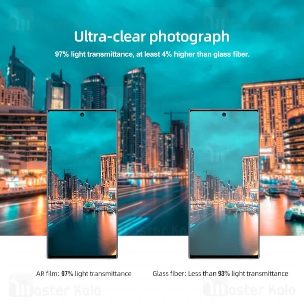 پک دوتایی محافظ لنز دوربین نیلکین Samsung Galaxy Note 10 Plus InvisiFilm Camera Protector