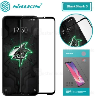محافظ صفحه شیشه ای تمام صفحه تمام چسب شیائومی Xiaomi Black Shark 3 Nillkin CP+ Pro