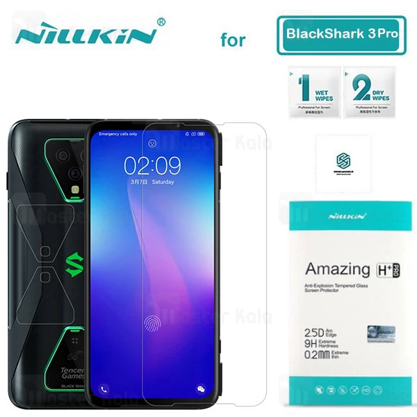 گلس نیلکین Xiaomi Black Shark 3 Pro Nillkin H+ Pro Glass Screen Protector