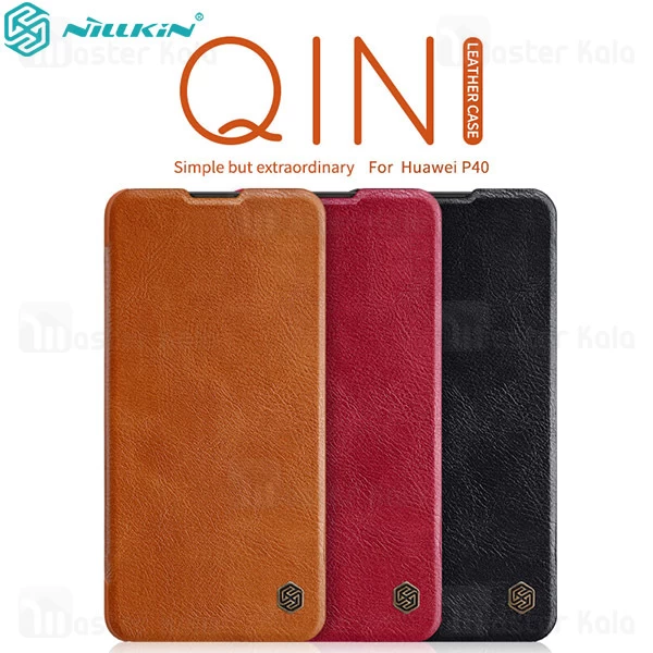 کیف چرمی Huawei P40 Nillkin Qin Leather Case