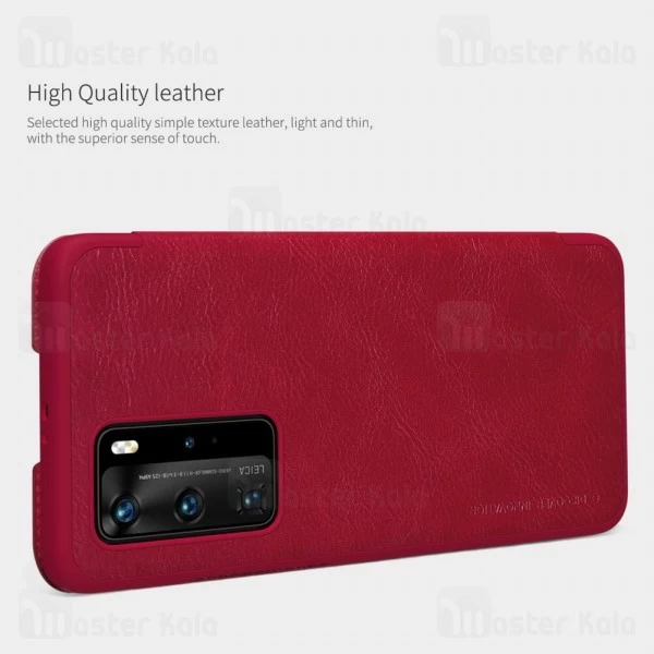کیف چرمی Huawei P40 Pro Nillkin Qin Leather Case