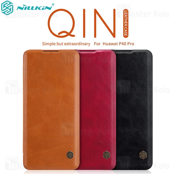 کیف چرمی Huawei P40 Pro Nillkin Qin Leather Case