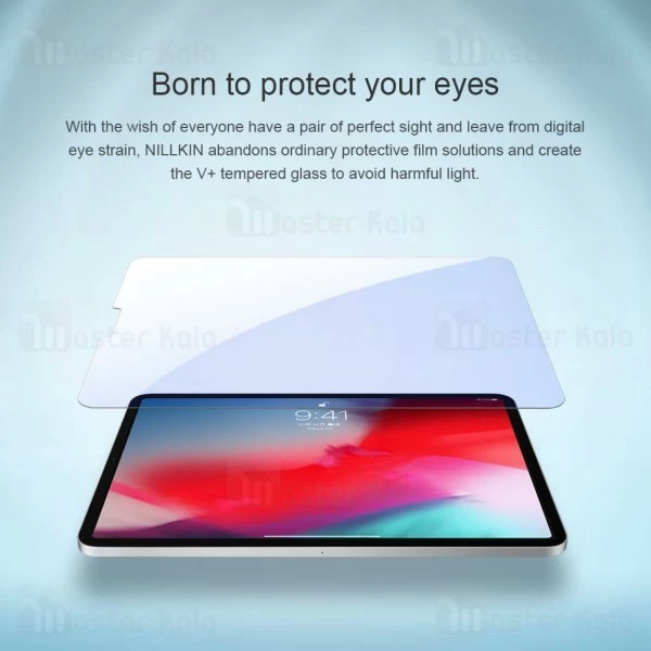 گلس نیلکین Apple iPad Pro 11 2018 Nillkin V+ Anti Blue Light Glass