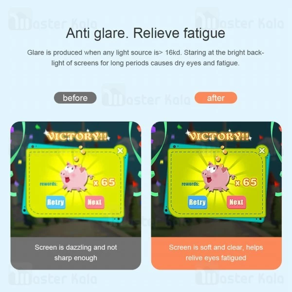 گلس نیلکین Apple iPad Pro 11 2018 Nillkin V+ Anti Blue Light Glass