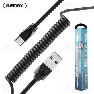 کابل Type C ریمکس Remax RC-117a Radiance Pro توان 2.4 آمپر و طراحی تلفنی