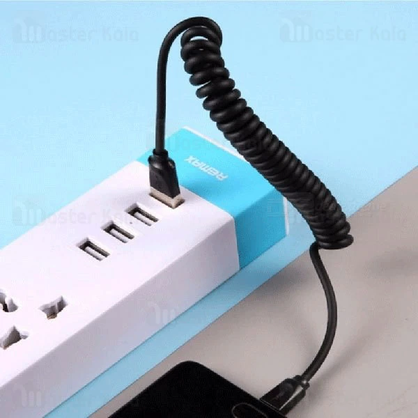 کابل لایتنینگ ریمکس Remax RC-117i Radiance Pro توان 2.4 آمپر و طراحی تلفنی