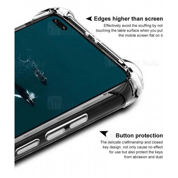 قاب ژله ای ضد ضربه Huawei P40 Pro Smtt ShockProof AirBag