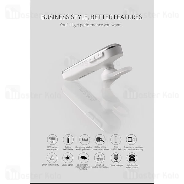 هندزفری بلوتوث تک گوش دبلیو کی WK P5 Bluetooth Earphone