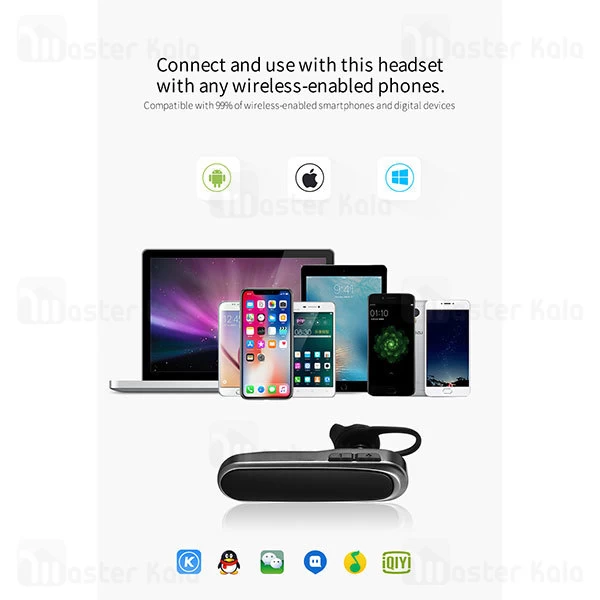 هندزفری بلوتوث تک گوش دبلیو کی WK P5 Bluetooth Earphone