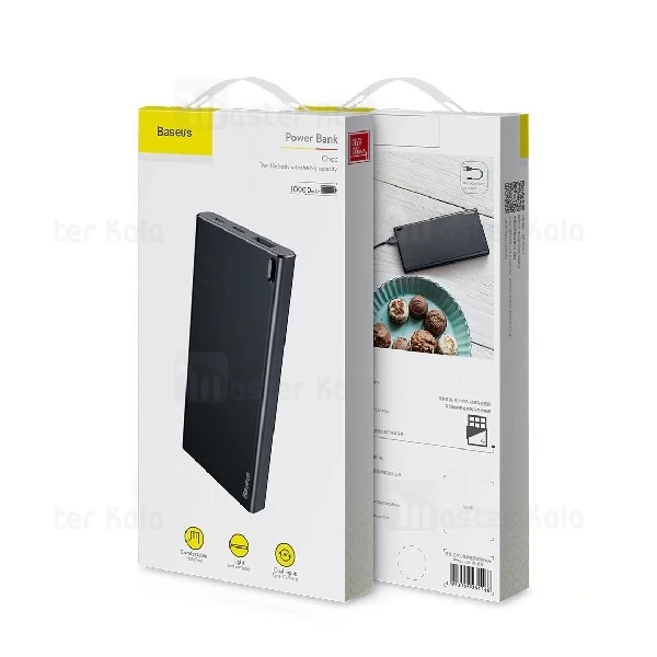 پاوربانک 10000 میلی آمپر بیسوس Baseus Choc PPALL-QK1G Power Bank توان 2 آمپر