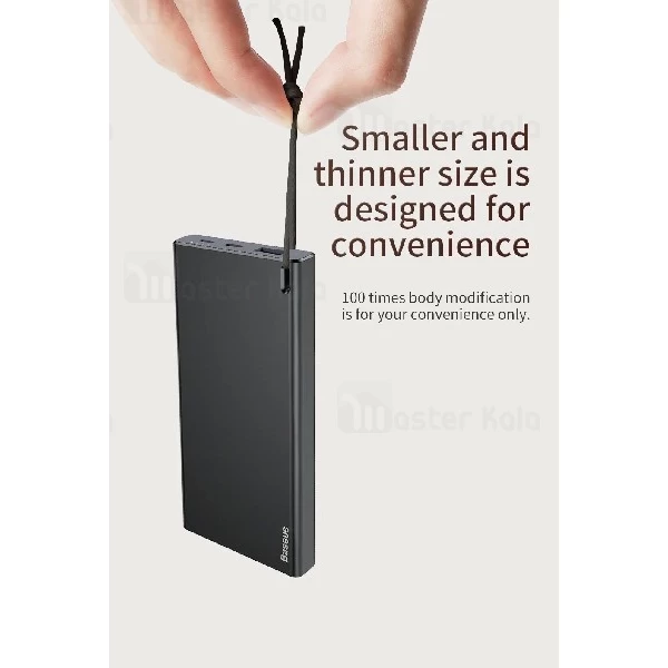 پاوربانک 10000 میلی آمپر بیسوس Baseus Choc PPALL-QK1G Power Bank توان 2 آمپر