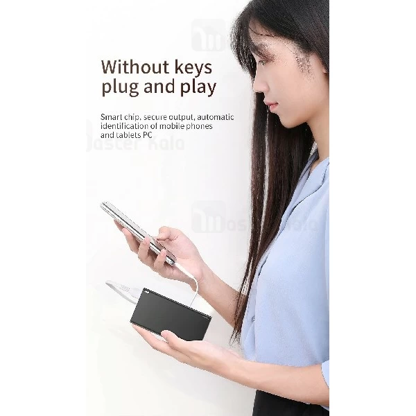 پاوربانک 10000 میلی آمپر بیسوس Baseus Choc PPALL-QK1G Power Bank توان 2 آمپر