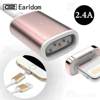 کابل مگنتی لایتنینگ ارلدام Earldom ET-MC06 Magnetic Cable توان 2.4 آمپر
