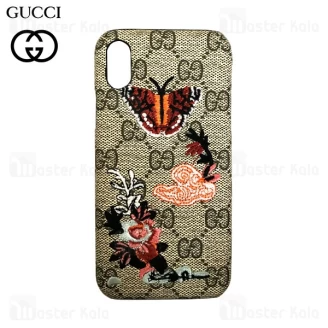 قاب فانتزی آیفون Apple iPhone X / XS GUCCI طرح پروانه ای