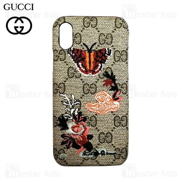 قاب فانتزی آیفون Apple iPhone X / XS GUCCI طرح پروانه ای