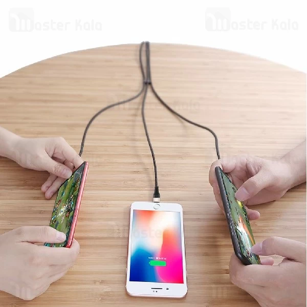 کابل سه سر توتو TOTU B3BB-04 1 Split TO 3 Cable توان 2.1 آمپر