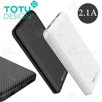 پاوربانک 10000 میلی آمپر توتو TOTU PB32 Fiber Power Bank توان 2.1 آمپر