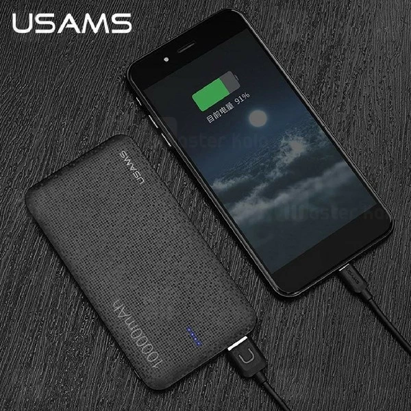 پاوربانک 10000 میلی آمپر یوسامز USAMS US-CD21 Power Bank توان 2.1 آمپر