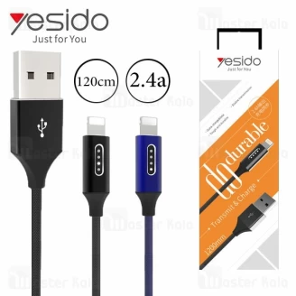 کابل لایتنینگ یسیدو Yesido CA18 Cable توان 2.4 آمپر و طول 1.2 متر