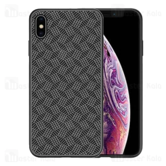 قاب فیبر کربنی نیلکین آیفون Apple iPhone XS Max Nillkin Synthetic Fiber Plaid
