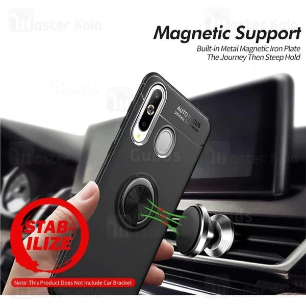 قاب Becation Auto Focus Magnetic Ring Case Samsung Galaxy A8s