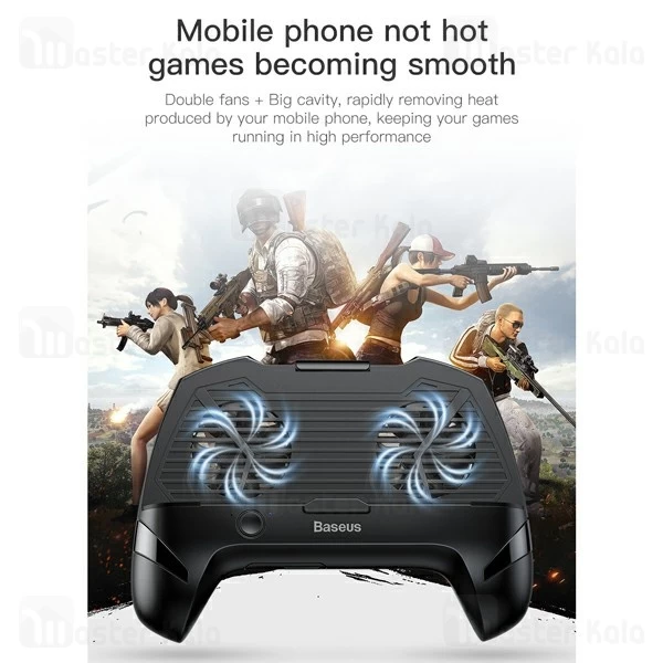 دسته بازی و هولدر فن دار بیسوس Baseus Cool Play Games Dissipate Heat Hand Handle