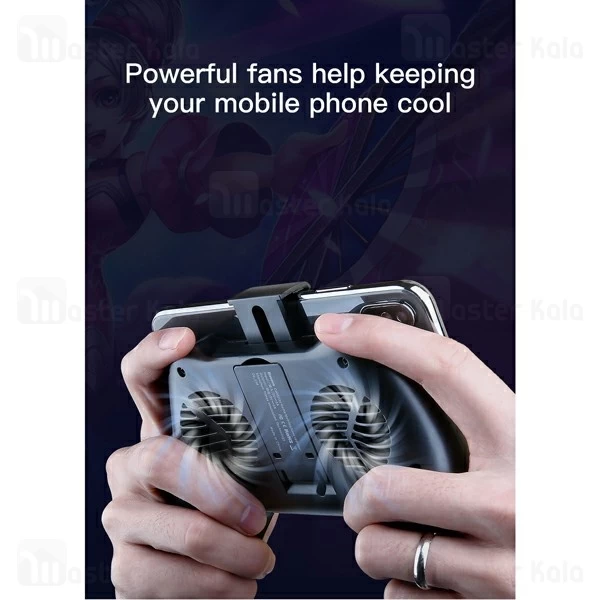 دسته بازی و هولدر فن دار بیسوس Baseus Cool Play Games Dissipate Heat Hand Handle