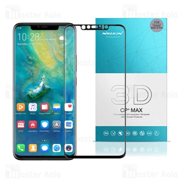 محافظ صفحه شیشه ای تمام صفحه نیلکین Huawei Mate 20 Pro / Porsche Design Nillkin CP+ Max