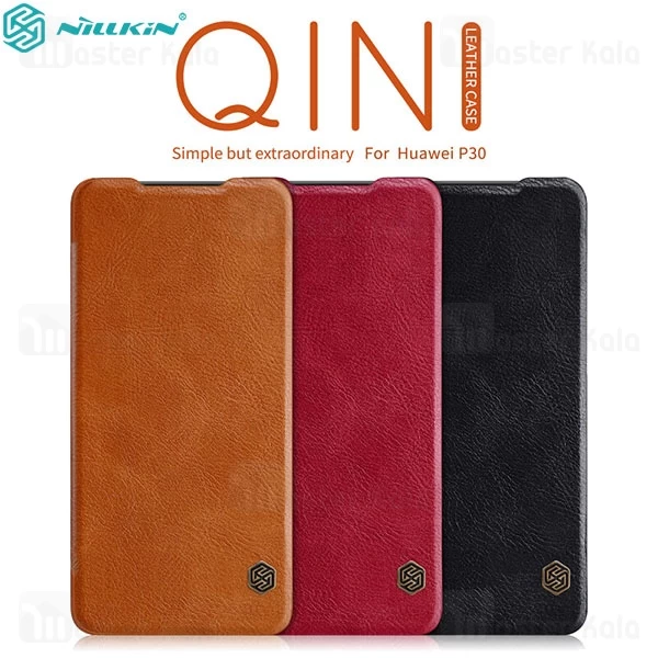 کیف چرمی Huawei P30 Nillkin Qin Leather Case