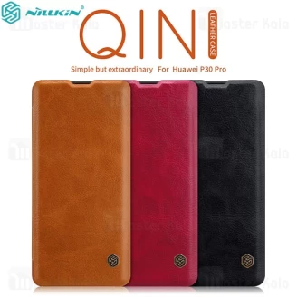 کیف چرمی نیلکین هواوی Huawei P30 Pro Nillkin Qin Leather Case