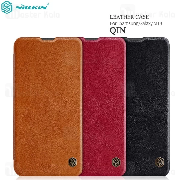 کیف چرمی Samsung Galaxy M10 Nillkin Qin Leather Case